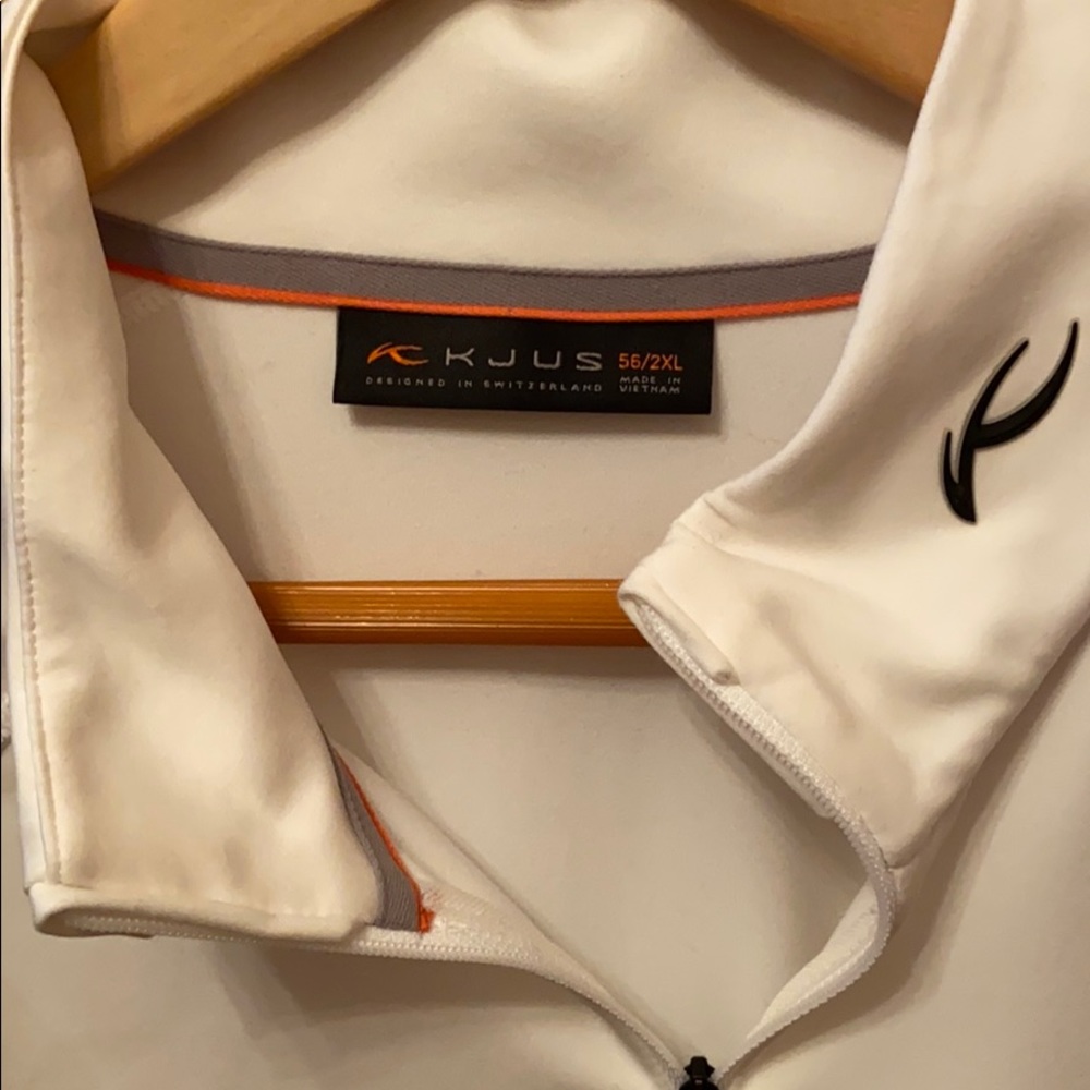 KJUS White Quarter Zip
